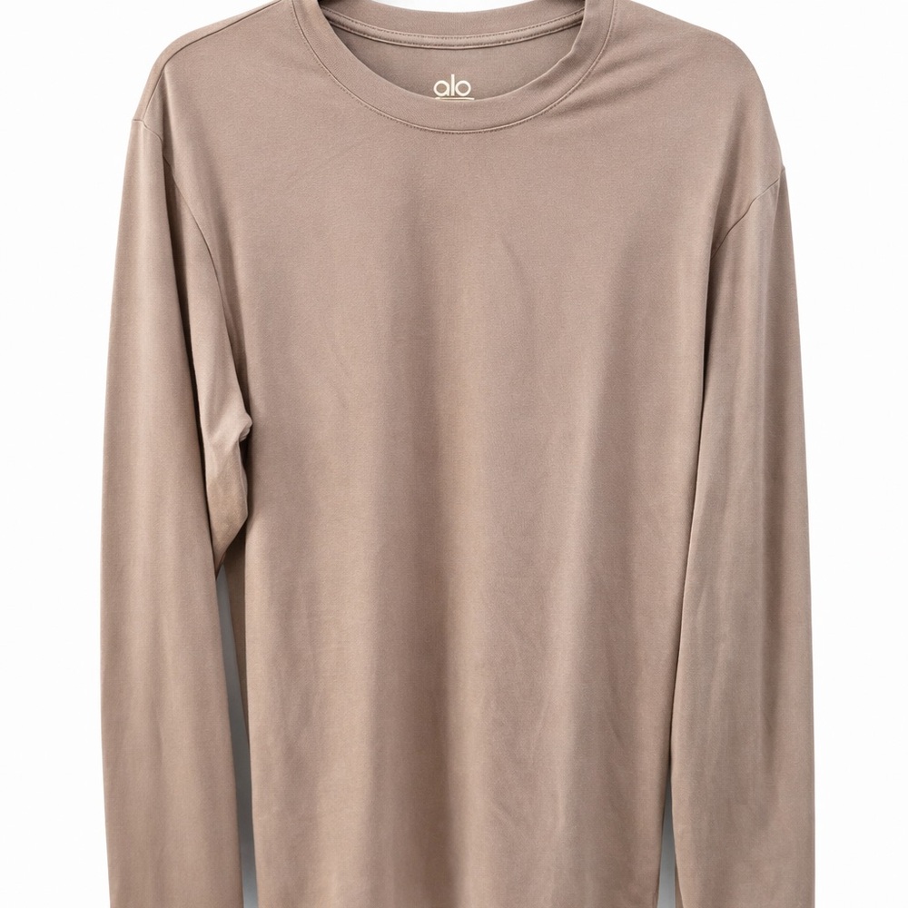ALO Yoga Long Sleeve Tee - Taupe
